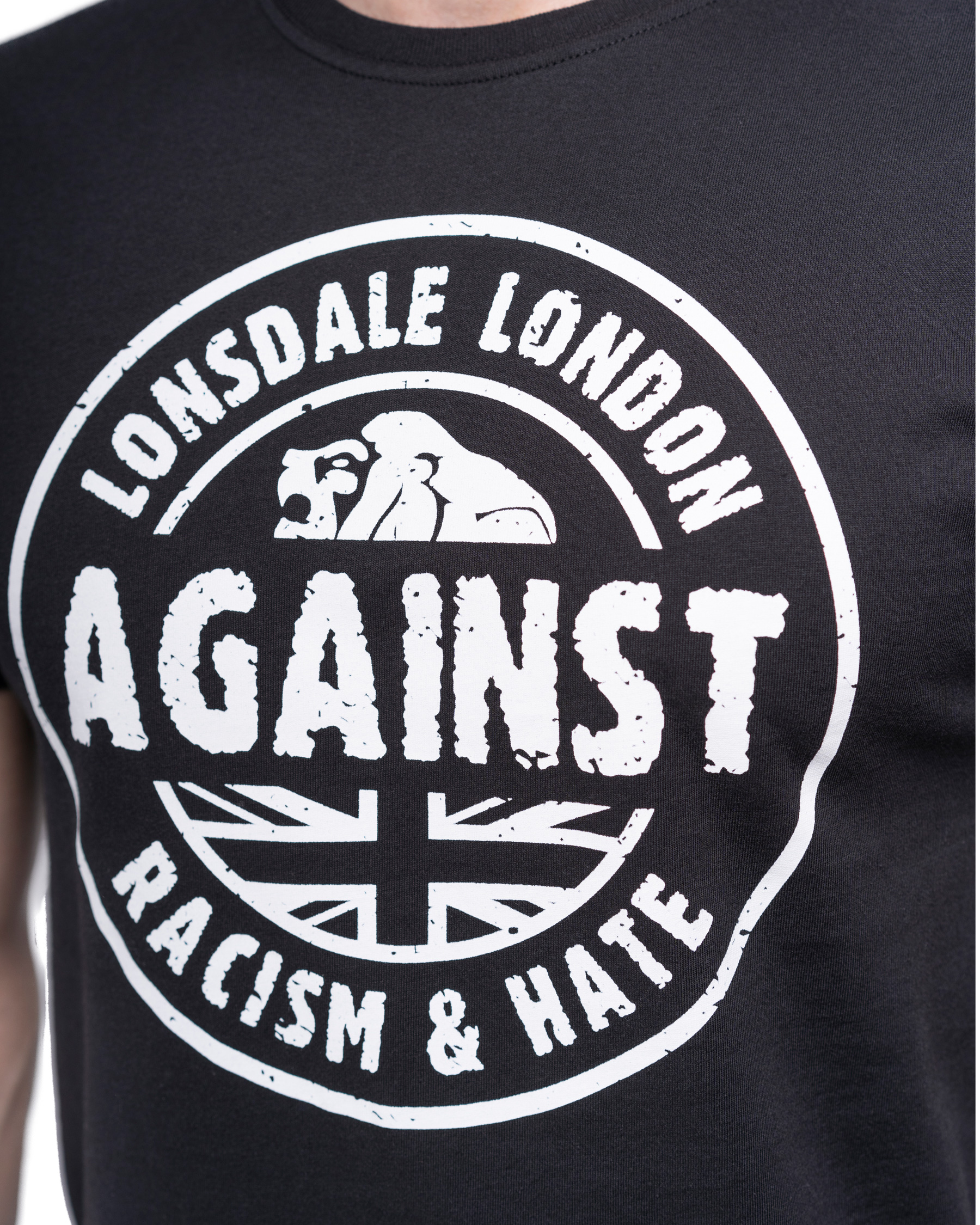Lonsdale t-shirt Against Racism - Mens T-Shirt - Lonsdale London