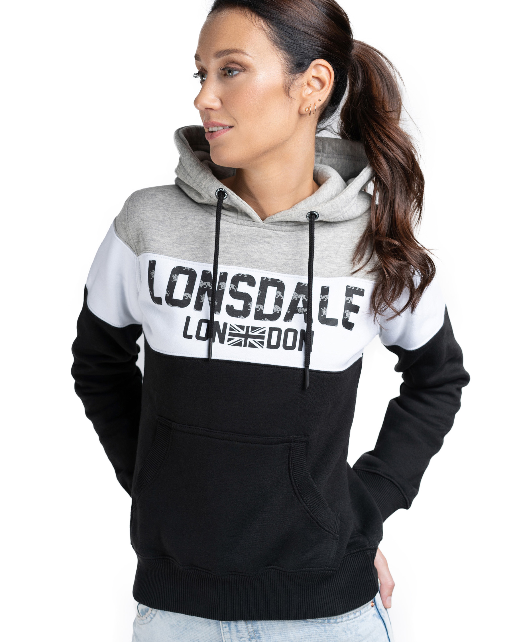 Lonsdale ladies hooded sweatshirt Penbryn - Ladies Sweatshirts - Lonsdale  London