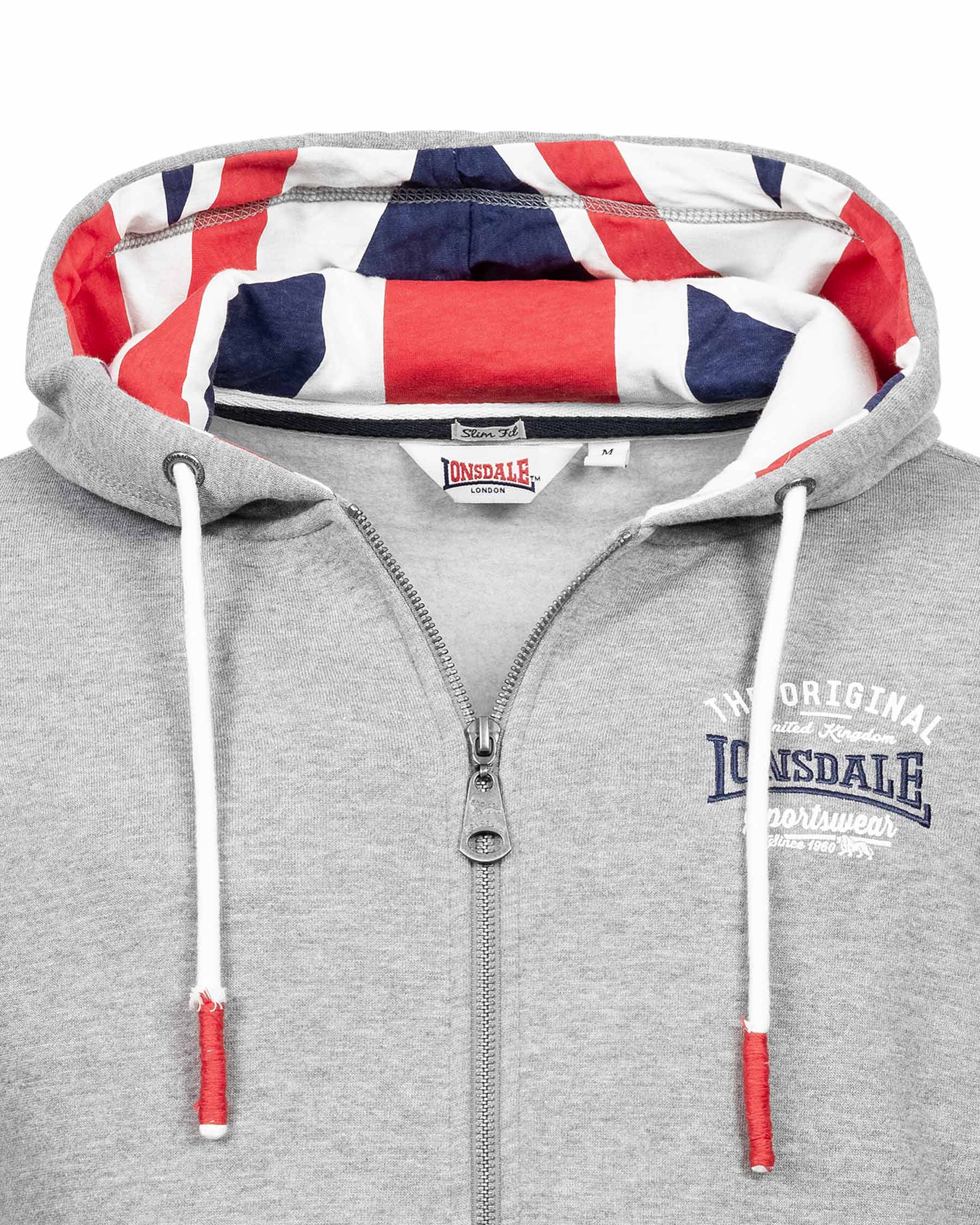 Lonsdale hooded zipper sweatshirt Dittisham - Mens Sweatshirts - Lonsdale  London