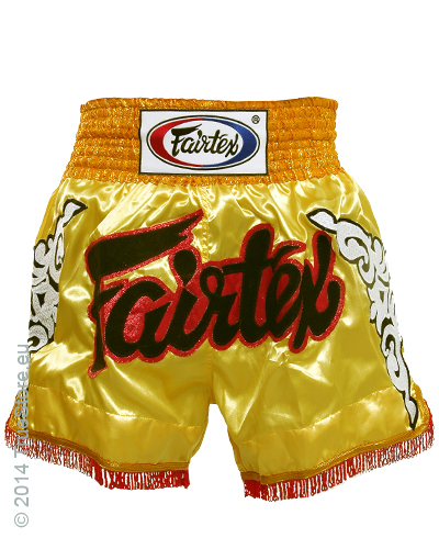 Fairtex Muay Thai short Gold on Gold - Gym- and Ringwear - Fairtex, Muay  Thai and MMA Shop