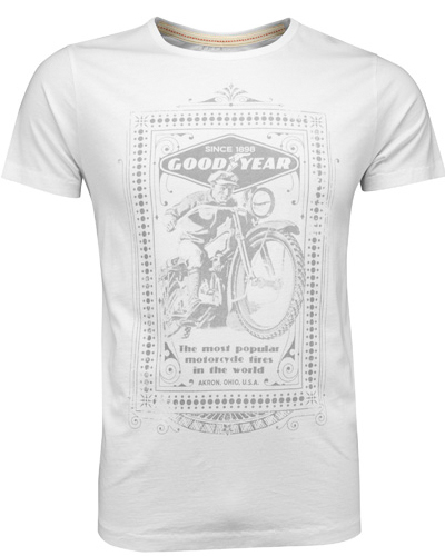 Goodyear Vintage T-Shirt Motorcycle - Herren T-Shirt - Goodyear