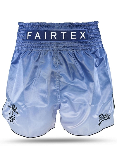 Fairtex X Booster thaiboks shorts Blue Fade