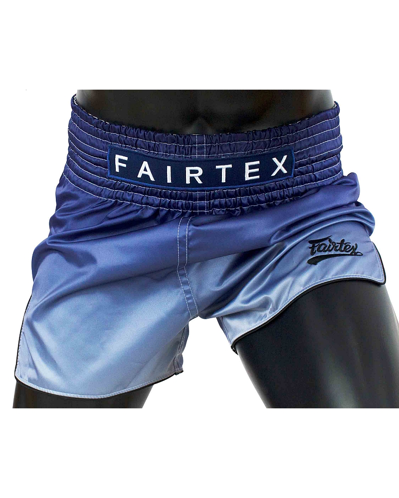 Fairtex BS1905 Muay Thai Short Blue Fade 1
