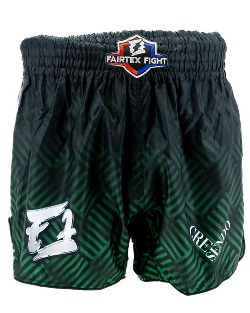 Fairtex Fight thaiboks shorts Cresendo-Green 1